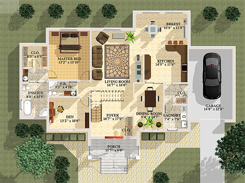 Floor Plans Rendering