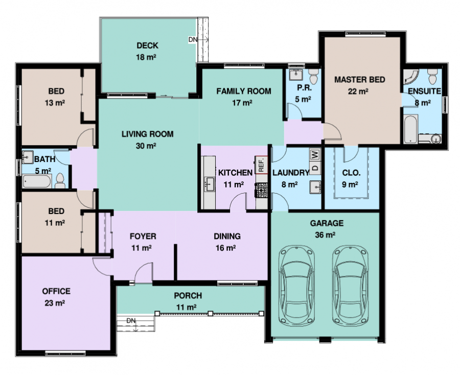 3 Floor Plan Color min 112